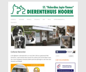 Dierenasiel-Hoorn.nl(Dierenasiel Hoorn) Screenshot