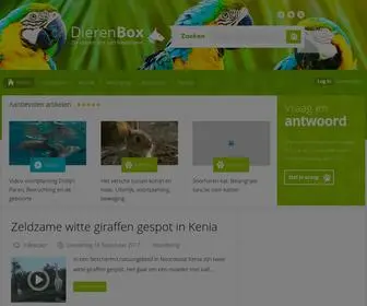 Dierenbox.nl(Huisdieren en dieren in het wild) Screenshot