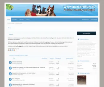 Dierenforum.nl(Portal) Screenshot