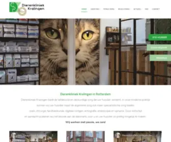 Dierenkliniekkralingen.nl(Dierenkliniek Kralingen) Screenshot