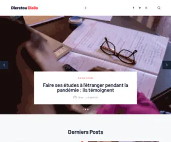 Dieretoudiallo.com(Dieretou Diallo) Screenshot