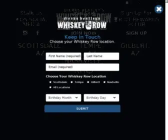 Dierkswhiskeyrow.com(COME ON IN) Screenshot