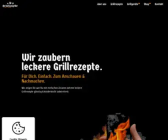 Diesachsengriller.de(Einfache & leckere Grillrezepte Räuchern & BBQ) Screenshot