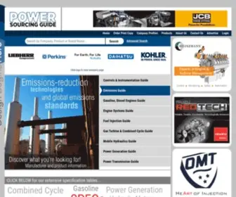 Dieselandgasturbineguide.net(Power Sourcing Guide) Screenshot