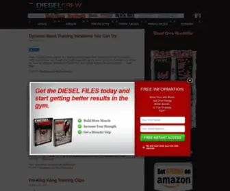 Dieselcrew.com(Strength and Conditioning for Elite Athletic Performance) Screenshot