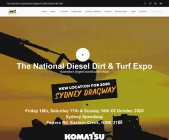 Dieseldirtandturf.com.au(The National Diesel Dirt & Turf Expo) Screenshot