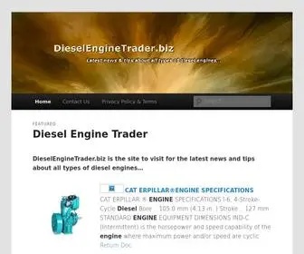 Dieselenginetrader.biz(Diesel Engine Trader) Screenshot