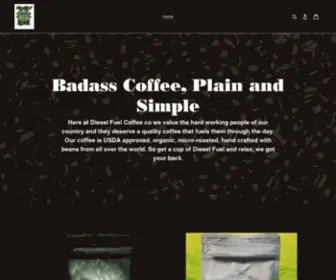 Dieselfuelcoffeeco.com(Diesel Fuel coffee co) Screenshot