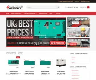 Dieselgeneratordirect.uk(Generators and Power Systems from the globes leading brands) Screenshot
