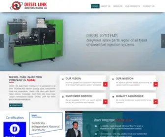 Diesellinkap.com(Diesel fuel injection company Dubai) Screenshot