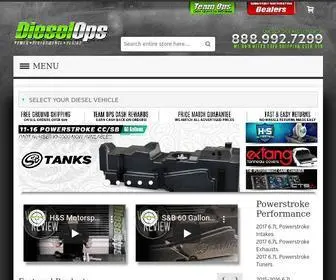 Dieselops.com(Diesel Performance Parts) Screenshot
