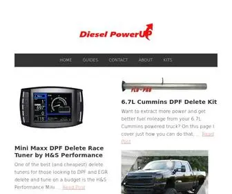 Dieselpowerup.com(Find the right performance parts to take your truck to the next level) Screenshot