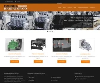 Dieselradiator.com(Standard & Custom Radiator Products) Screenshot