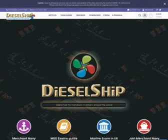 Dieselship.com(World's Leading Maritime Portal) Screenshot