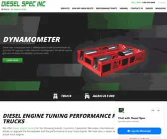 Dieselspec.com(Diesel Spec) Screenshot