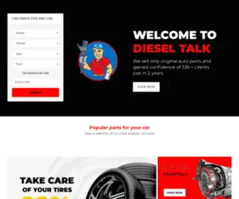 Dieseltalk.com.au(Diesel Car Parts Perth) Screenshot