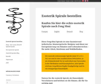 Diespirale.ch(Esoterik Spirale kaufen) Screenshot