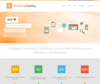 Diestelkamp-Consulting.de(Webdesign Webmarketing Webconsulting Diestelkamp Consulting) Screenshot