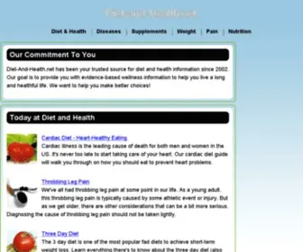 Diet-AND-Health.net(Diet and Health) Screenshot