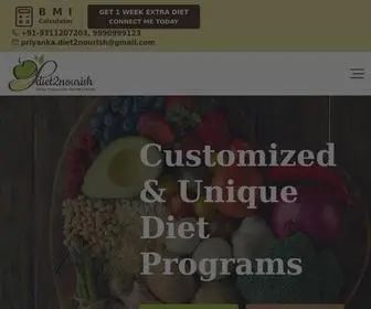 Diet2Nourish.com(Best Dietician in Delhi) Screenshot