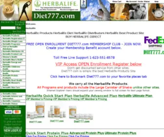 Diet777.com(Diet 777) Screenshot