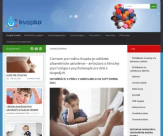 Dietaaja.sk(Centrum pre rodinu Kvapka) Screenshot