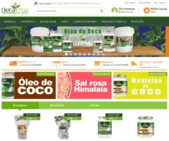 Dietacrua.com.br(Loja Online Comprar Produtos Naturais com Frete Grátis Brasil) Screenshot