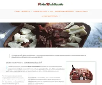 Dietameridionale.it(Dieta meridionale conosciuta come Dieta mediterranea) Screenshot