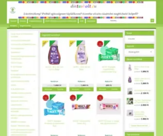 Dietasbolt.eu(Diétásbolt diétás áruház) Screenshot