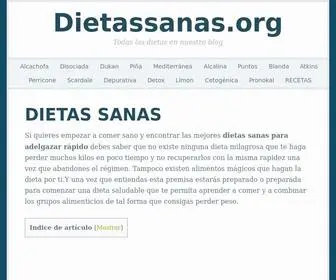 Dietassanas.org(Dietas) Screenshot