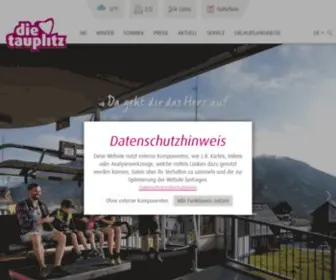 Dietauplitz.com(Skigebiet und Wanderparadies) Screenshot