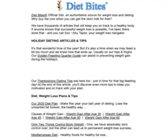 Dietbites.com(Free Diets) Screenshot