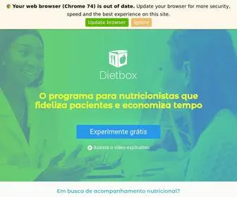 Dietbox.me(Software de nutrição com aplicativo para Paciente) Screenshot