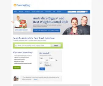 Dietclub.com.au(Australian Online Diet and weight loss club) Screenshot