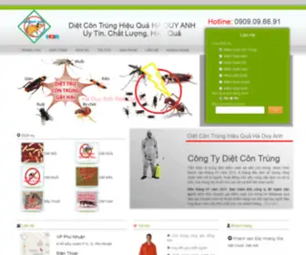 Dietcontrunghieuqua.com(Diệt Côn Trùng Hiệu Quả) Screenshot