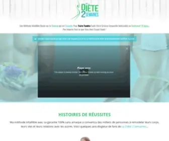 Diete2Semaines.com((2) LA DIÈTE 2 SEMAINES) Screenshot