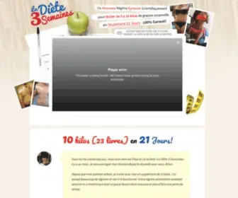 Diete3Semaines.com(La Di) Screenshot