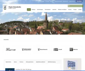 Dietenhofen.de(Gemeinde Dietenhofen) Screenshot