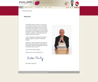 Dieter-Philippi.de(Philippi Collection) Screenshot