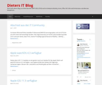 Dieter-Rauscher.de(Dieters IT Blog) Screenshot