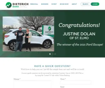 Dieterichbank.com(Dieterich Bank) Screenshot