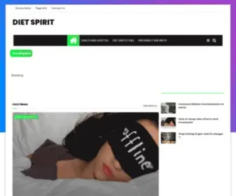 Dietesprit.com(Diet spirit) Screenshot