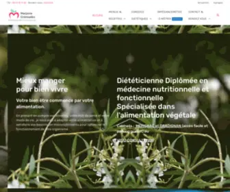 Dietetique-Nutrition-Alimentation.fr(Marjorie Crémadès) Screenshot