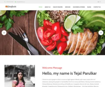 Dietfiniti.com(Best Nutritionist for Weight Loss) Screenshot