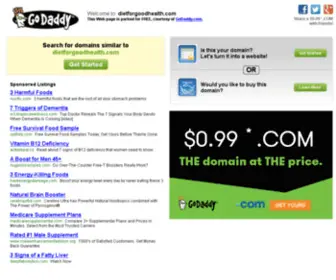 Dietforgoodhealth.com(Diet for Good Health) Screenshot