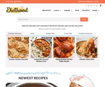 Diethood.com(Quick, Easy and Delicious Recipes) Screenshot