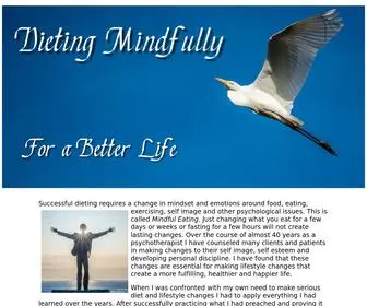 Dietingmindfully.com(Mindful Eating and Dieting by Jon Shore) Screenshot