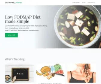 Dietingwellfodmap.com(Dieting Well) Screenshot