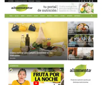 Dietistasnutricionistas.es(Dietistas-nutricionistas, portal de nutrición de Alimmenta) Screenshot