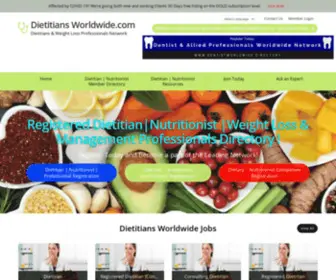 Dietitiansworldwide.com(Search the most complete dietitians) Screenshot